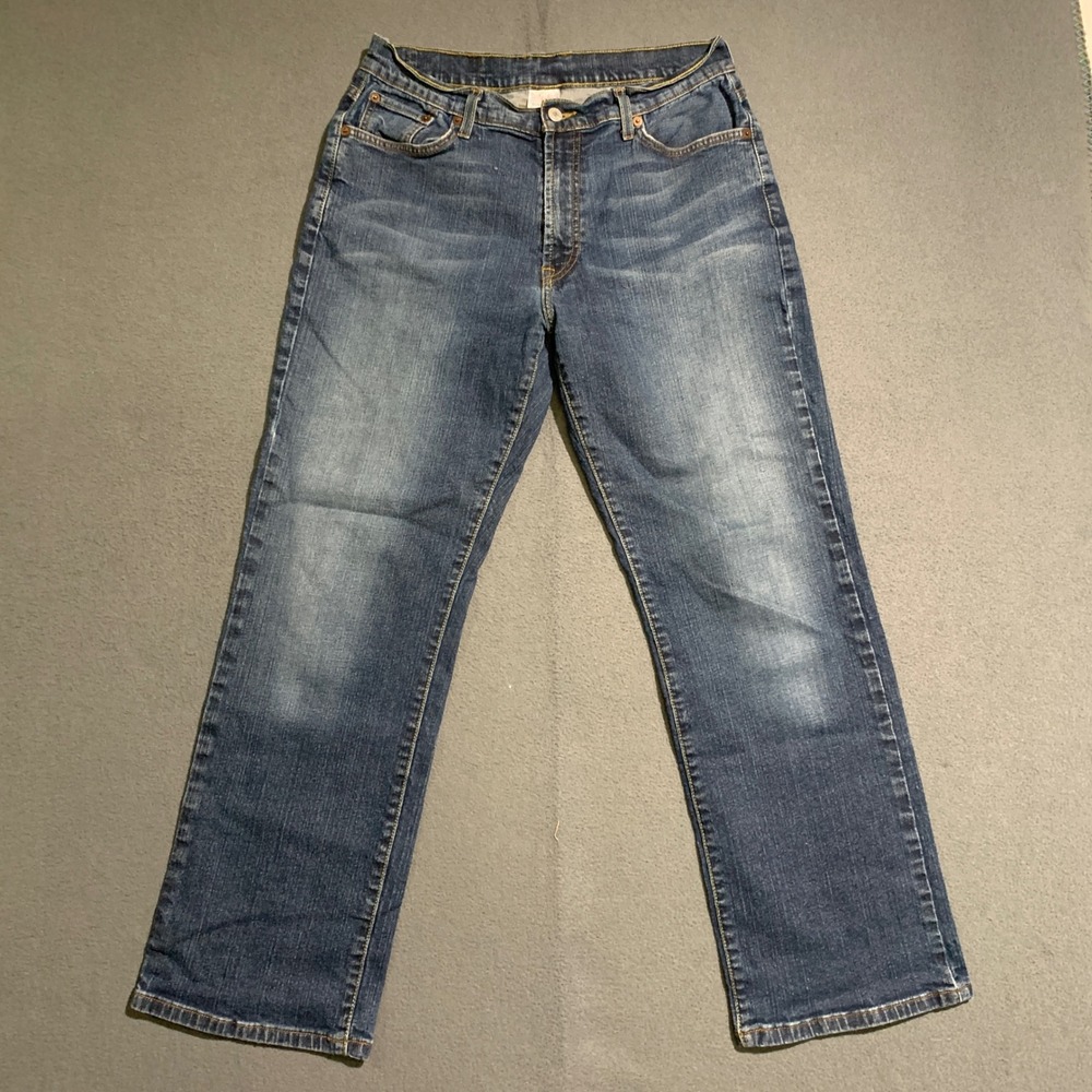 Lucky Brand Bootcut Jeans Blue Womens Size 32 Short Large 14 Western Casual